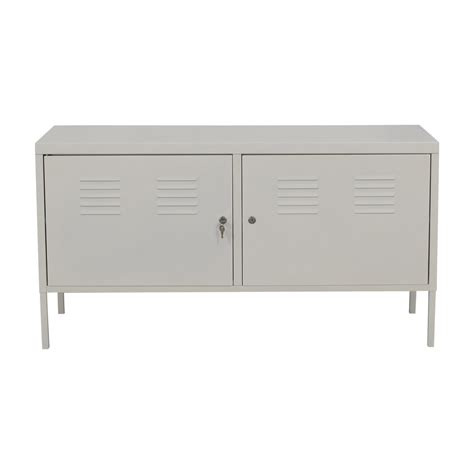 white steel storage cabinet|ikea white metal locker cabinet.